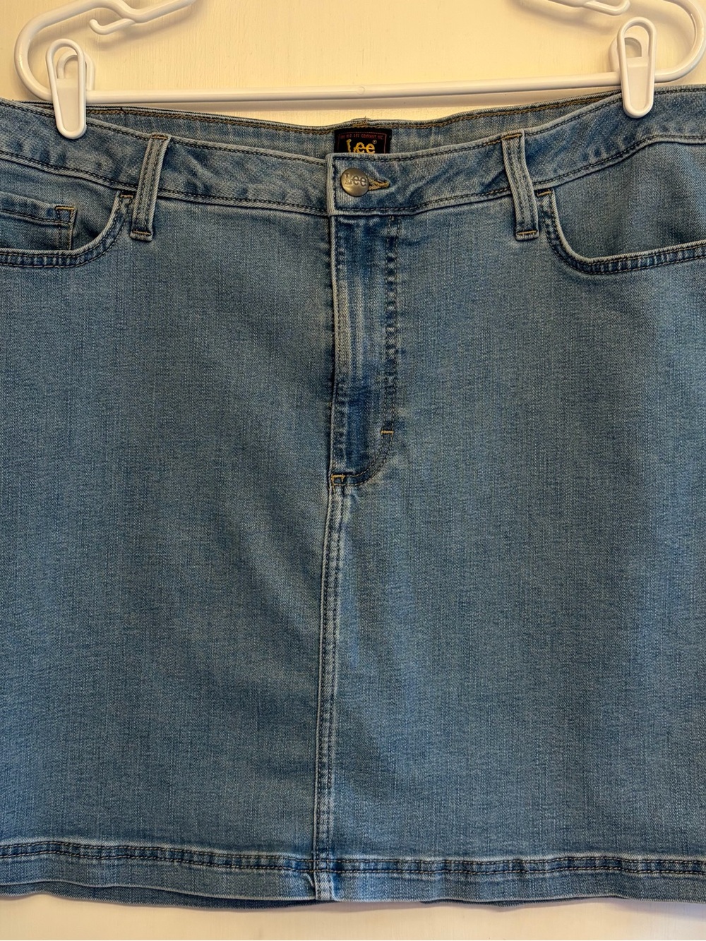 Vintage Lee Women’s Jean Skort Butter Mom 90s P1 Read Desc
